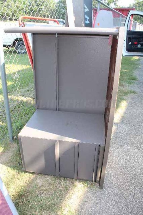 (1) Single Pedestal Teachers Desk