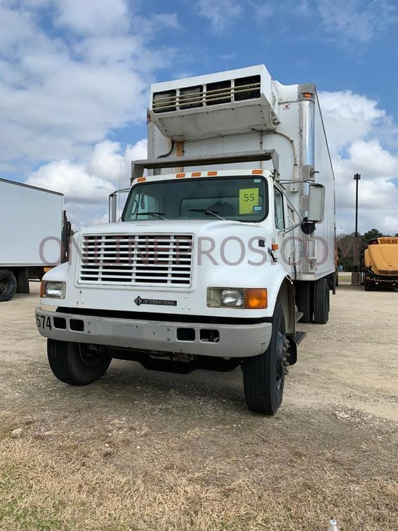 (1) 1995 International Refrigeration Box Truck Vin #1600 - Will Need To Be Towed