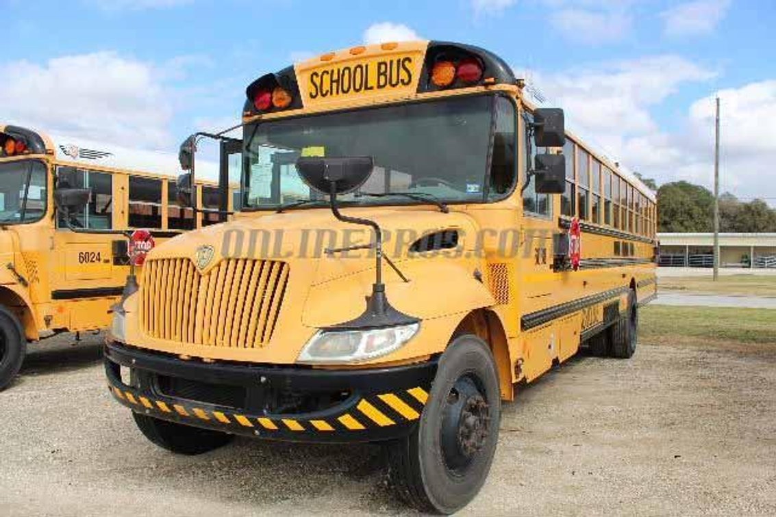 (1) 2009 International School Bus Vin #6234 - Will Need To Be Towed