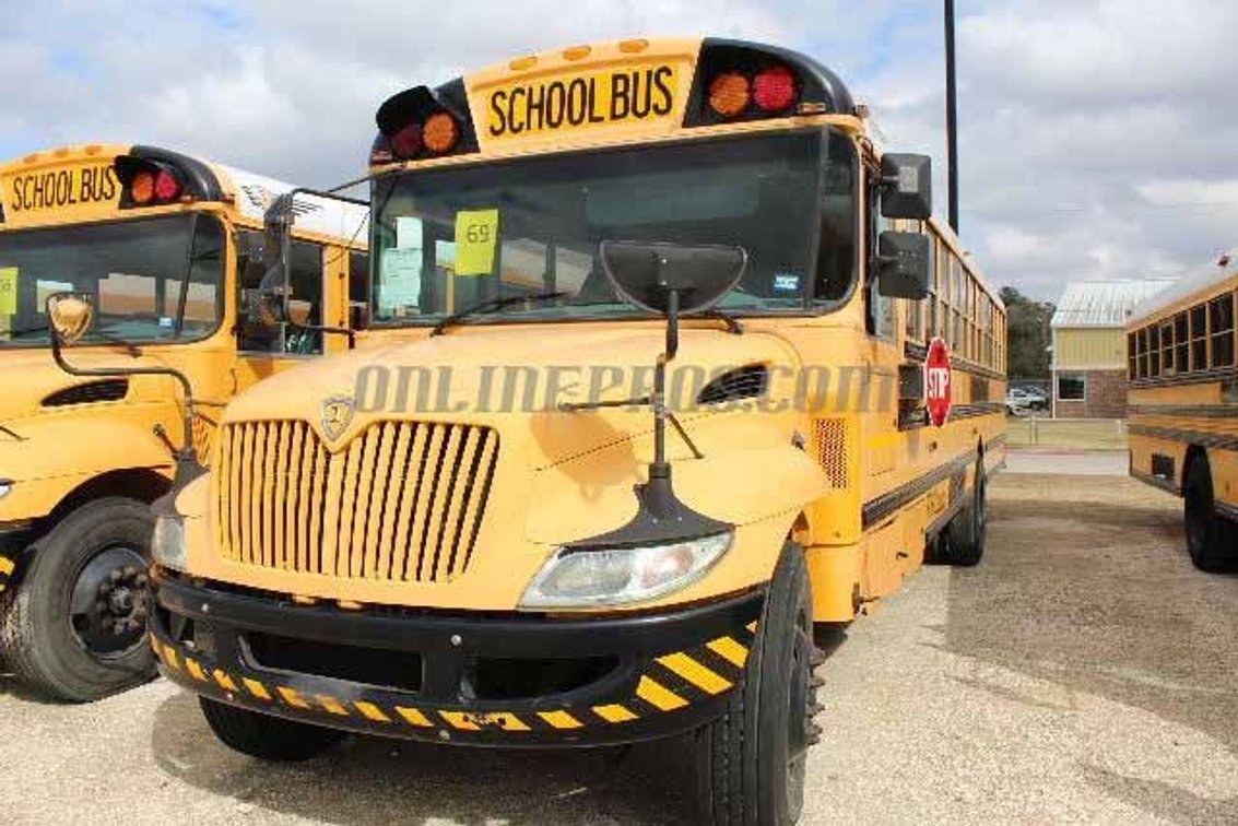 (1) 2008 International School Bus Vin #1458 - Will Need To Be Towed
