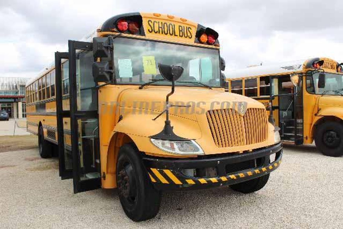 (1) 2008 International School Bus Vin #1474 - Will Need To Be Towed