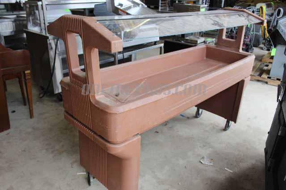 (1) Carlisle Portable Salad Bar