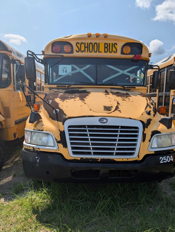 2012- Blue Bird  21BB CV -School Bus - Will Need to Be Towed