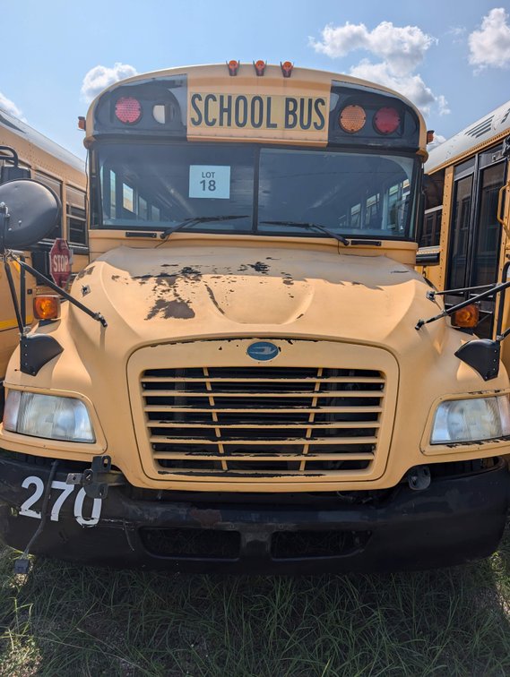 2009 - Blue Bird -63 BBCV 3310S School Bus- Will Need to Be Towed 
