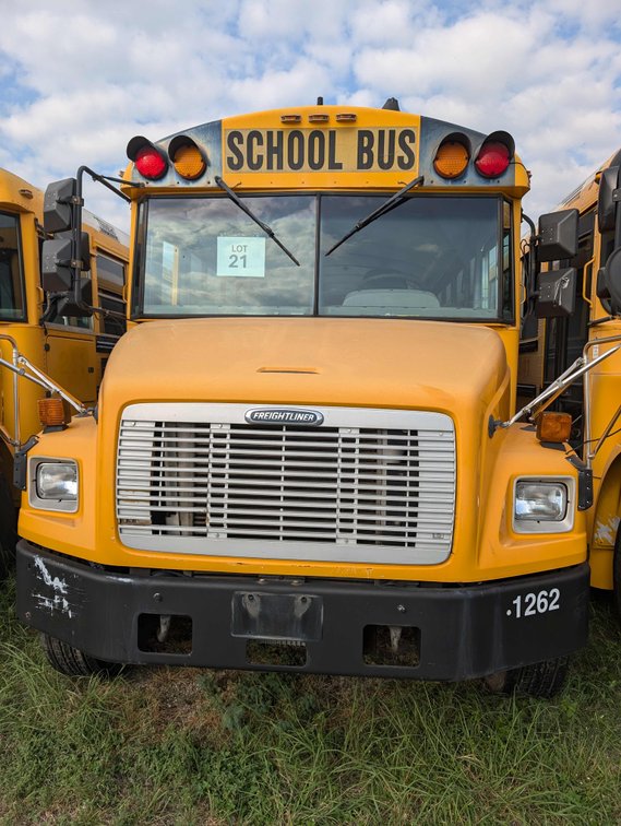 2007 -  58 FS 65 Thomas Freightliner School Bus-Will Need to Be Towed