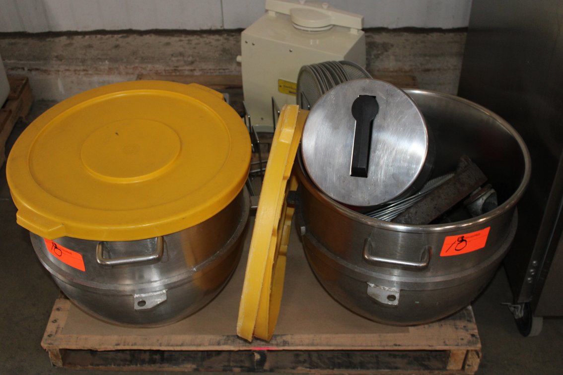 60 Qt. Mixing Bowls and Miscellaneous