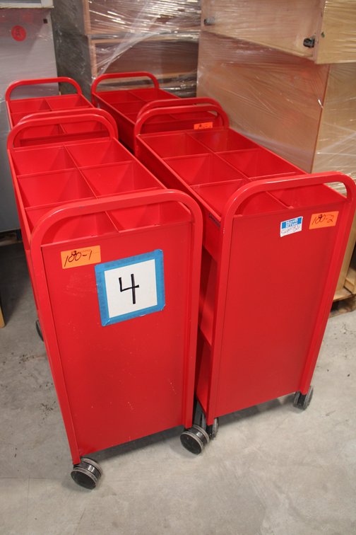 Metal Book Carts