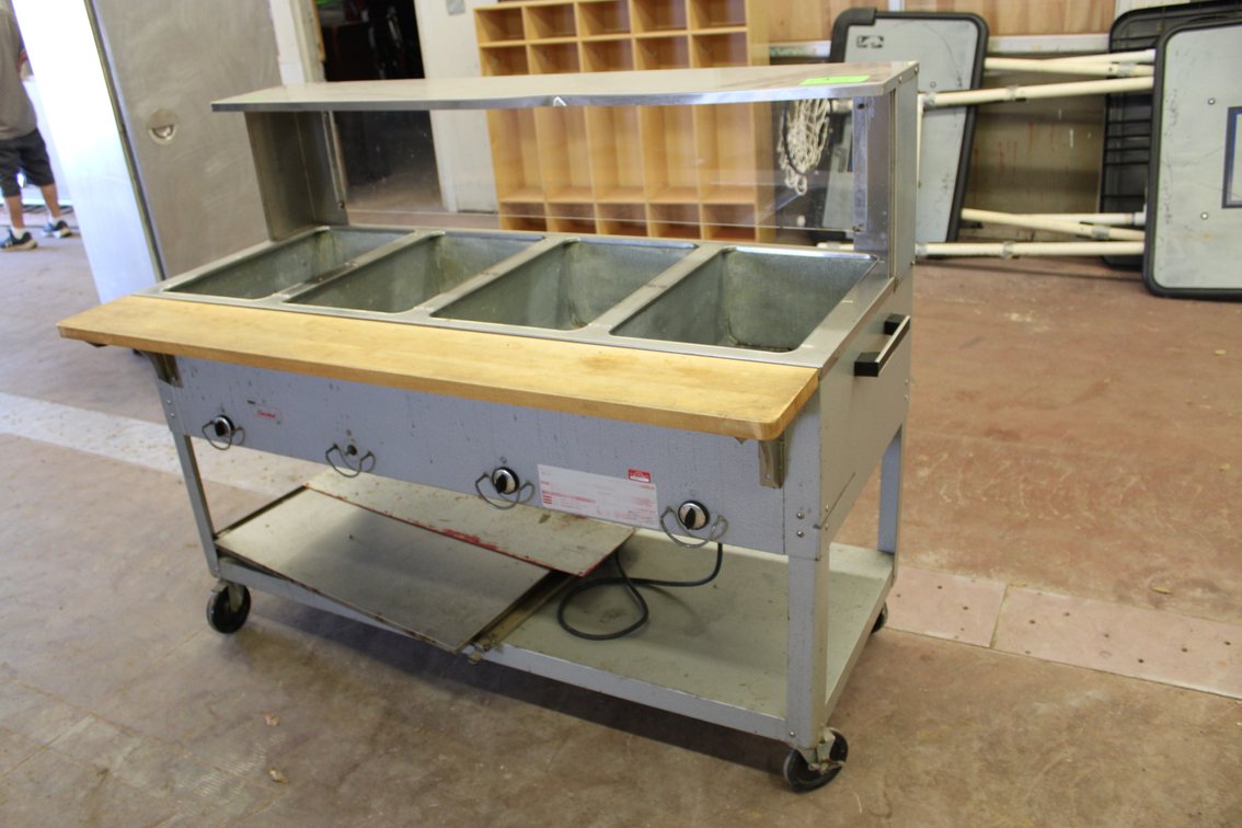 Warming Cabinets and 4-Well Steam Table