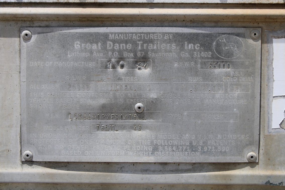 Image for Great Dane 45' Semi-Trailer - Tomball TX