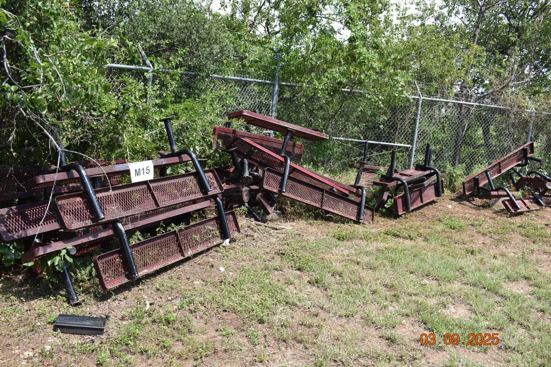Metal Outdoor Benches