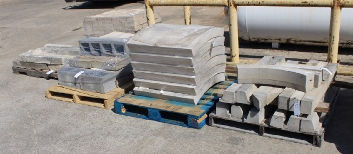 Concrete Drains, Cinder Blocks, and Miscellaneous