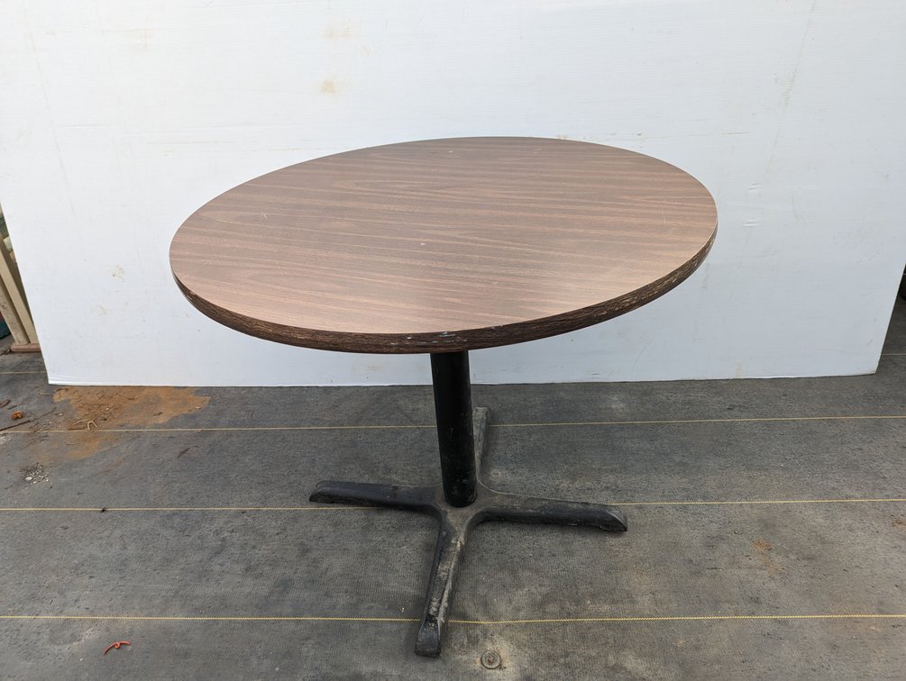 Round Table With Metal Base