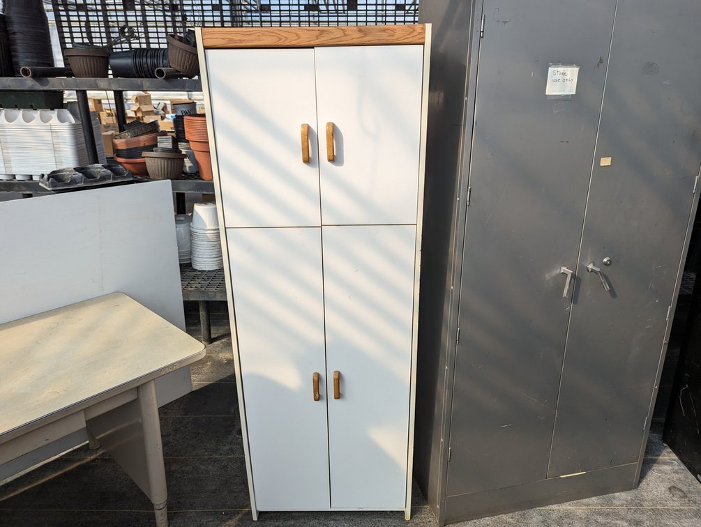 Wood Storage Cabinet 