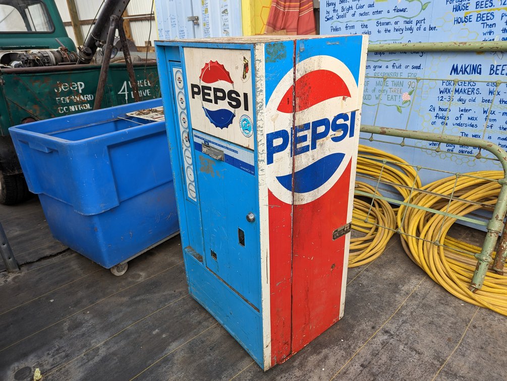 Vintage Vendolator Pepsi Machine