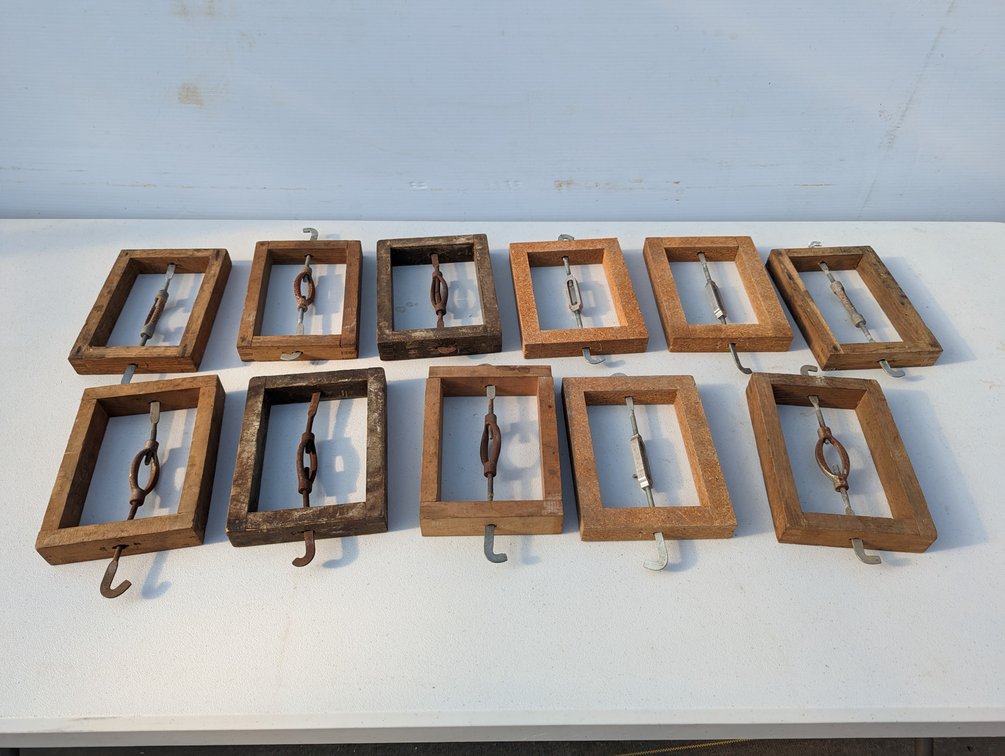 Eleven Bed Frame Display Blocks