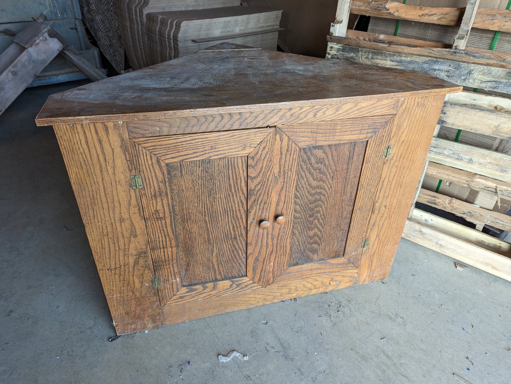 Triangular Corner Cabinet Base