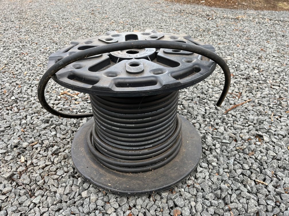 Spool of 3/8” Rubber Hose