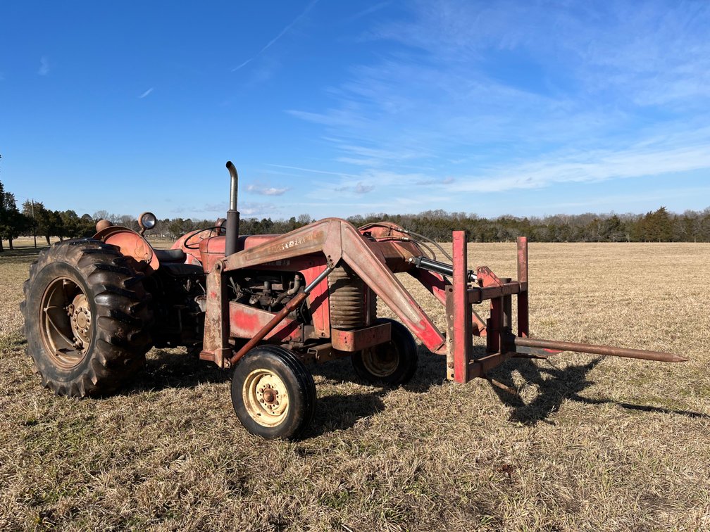 Massey Ferguson 85 Tractor With Loader And Spear