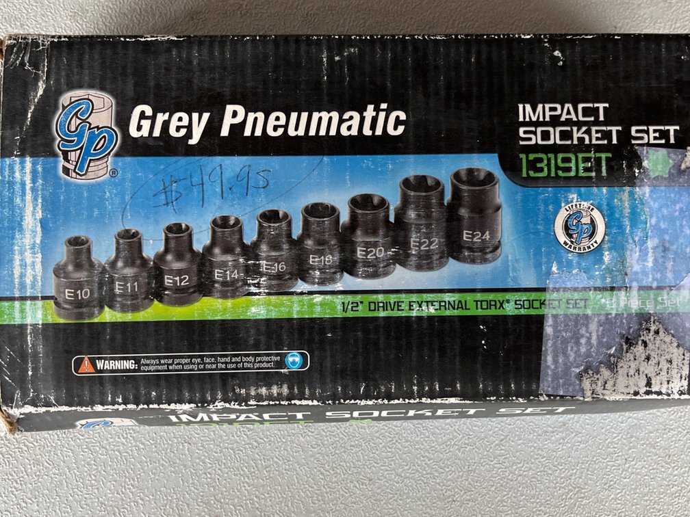 GP 1/2” External Torx Socket Set 