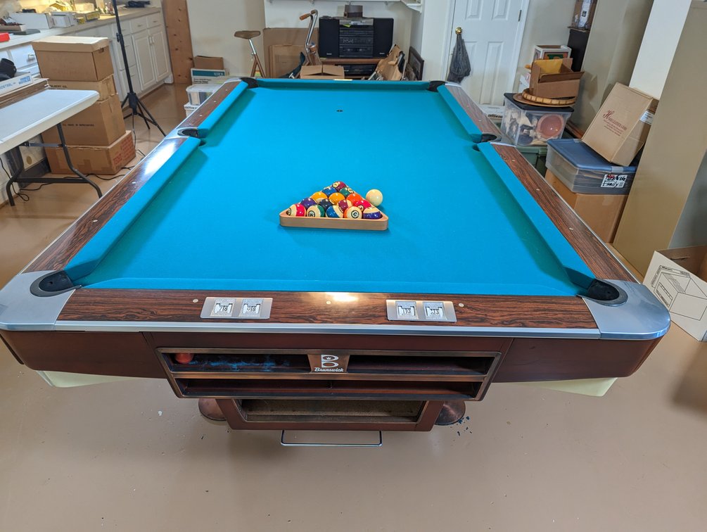 Brunswick Gold Crown Pool Table