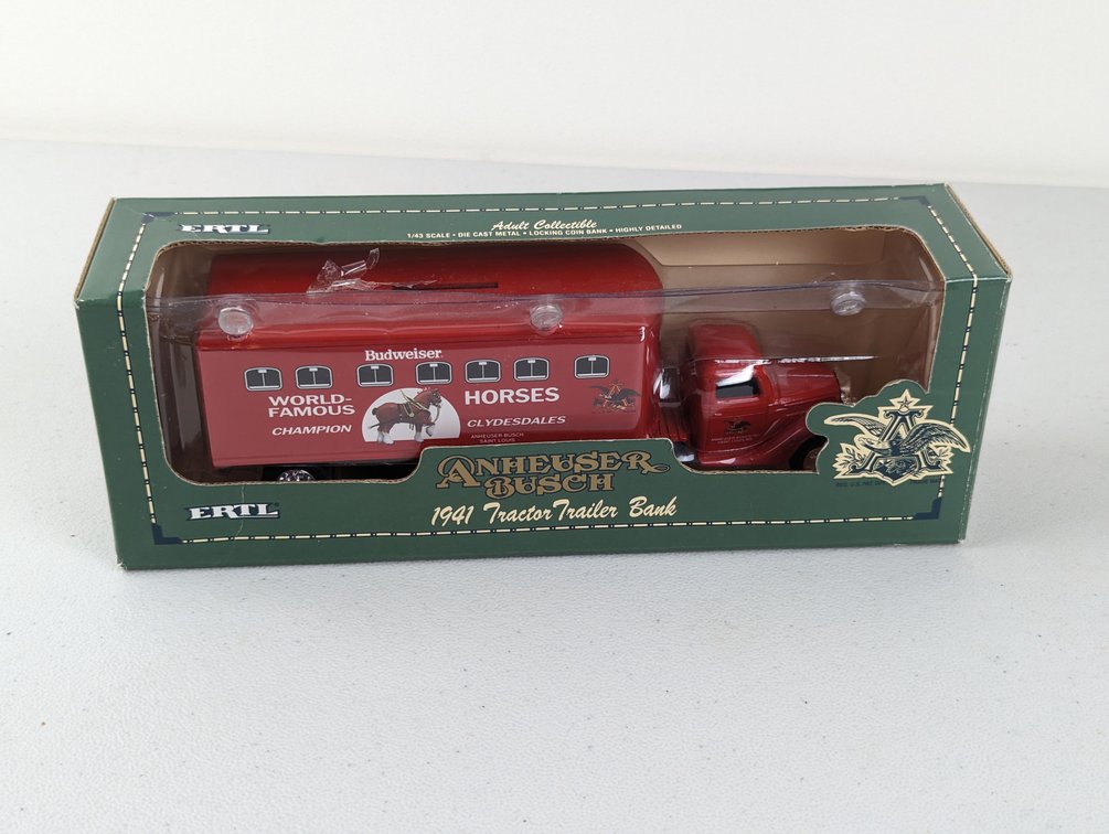 1941 Budweiser Tractor Trailer Bank