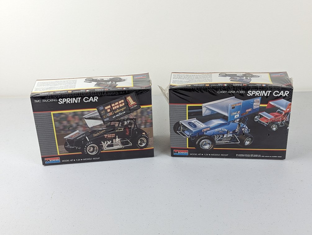 (2) Monogram Model Sprint Cars