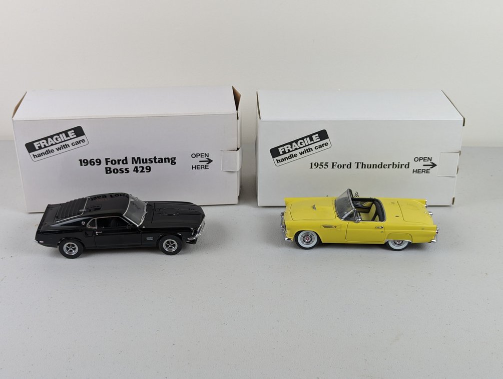 (2) Ford Danbury Mint Models