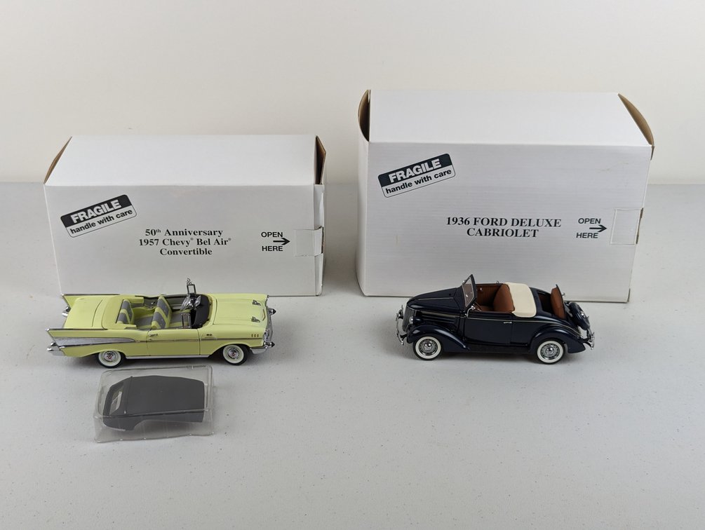 (2) Ford And Chevrolet Danbury Mint Models