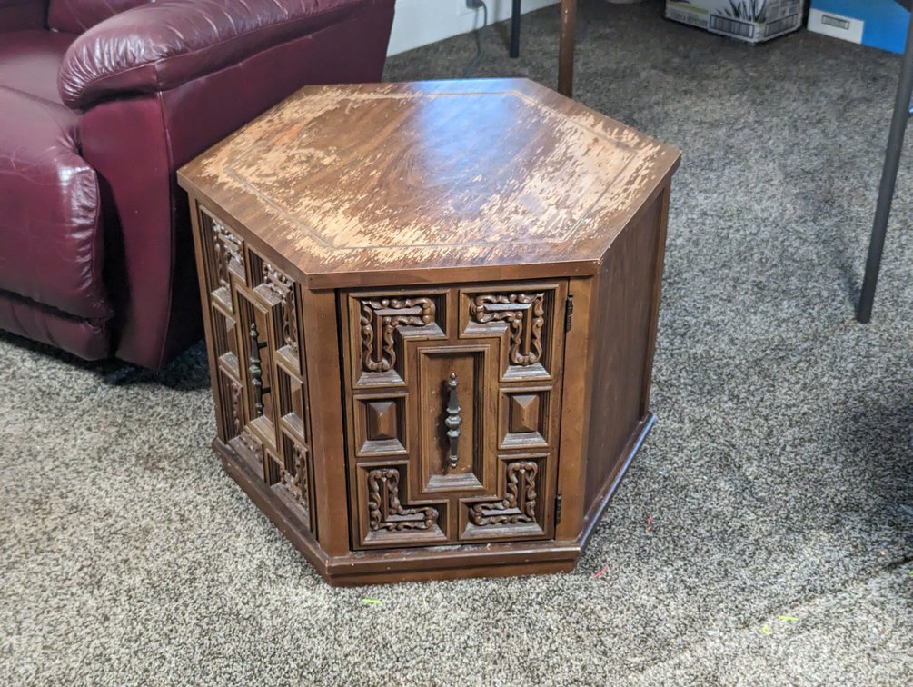Six Sided End Table