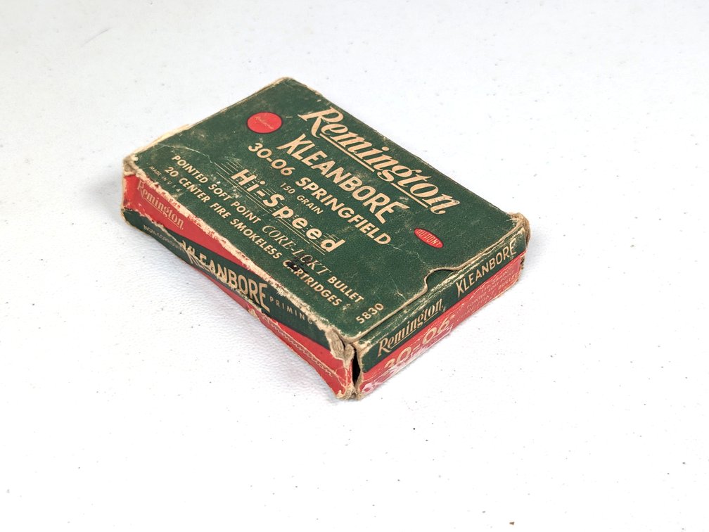 Remington Kleanbore 30-06 Box With Brass