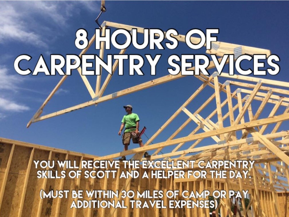 8 Hours Of Carpentry Service