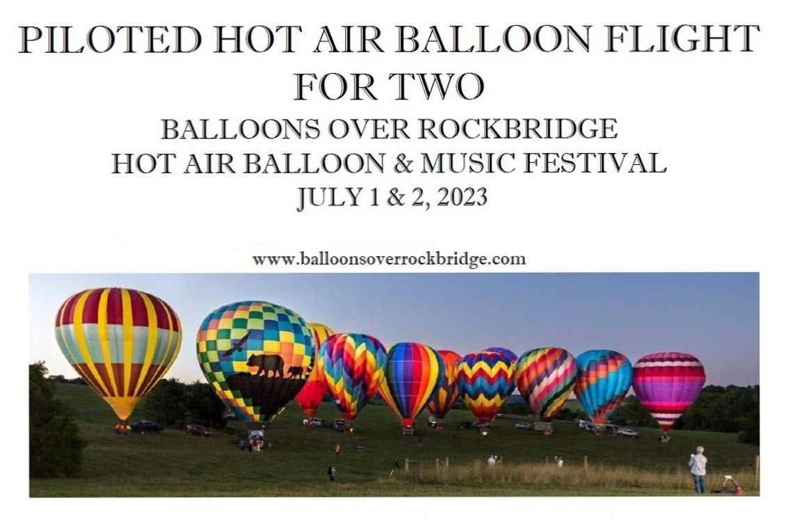 Hot Air Balloon Flight For Two