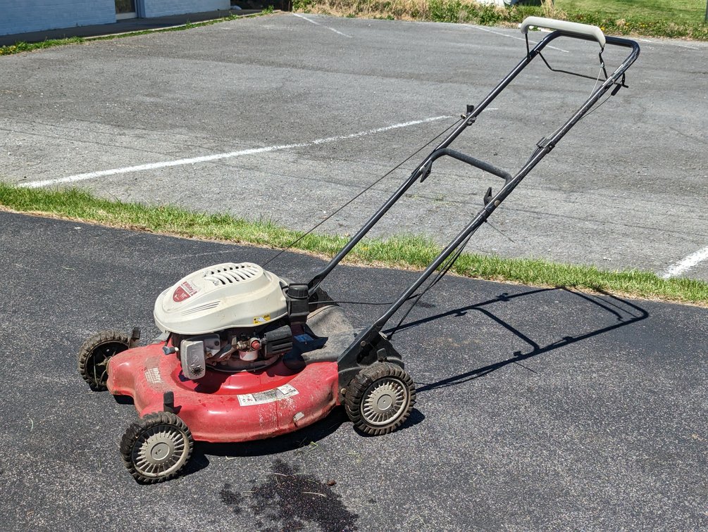 White 6.5 Hp Self Propelled Push Mower