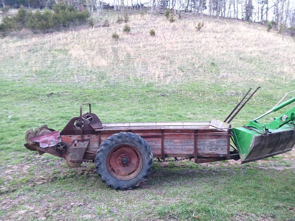 New Idea Ground Drive Manure Spreader 