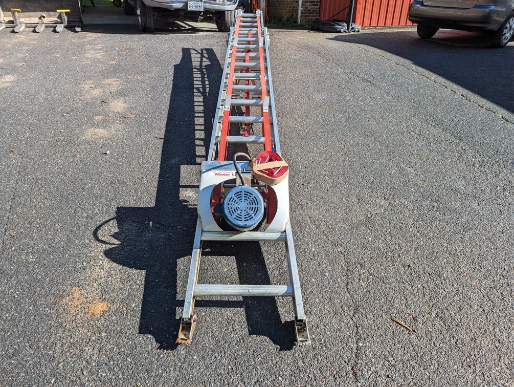 One Minute Motor Ladder Shingle Lift