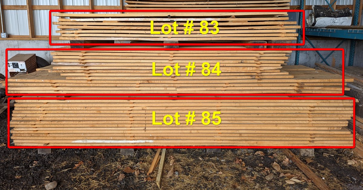 Stack Of Ash Lumber