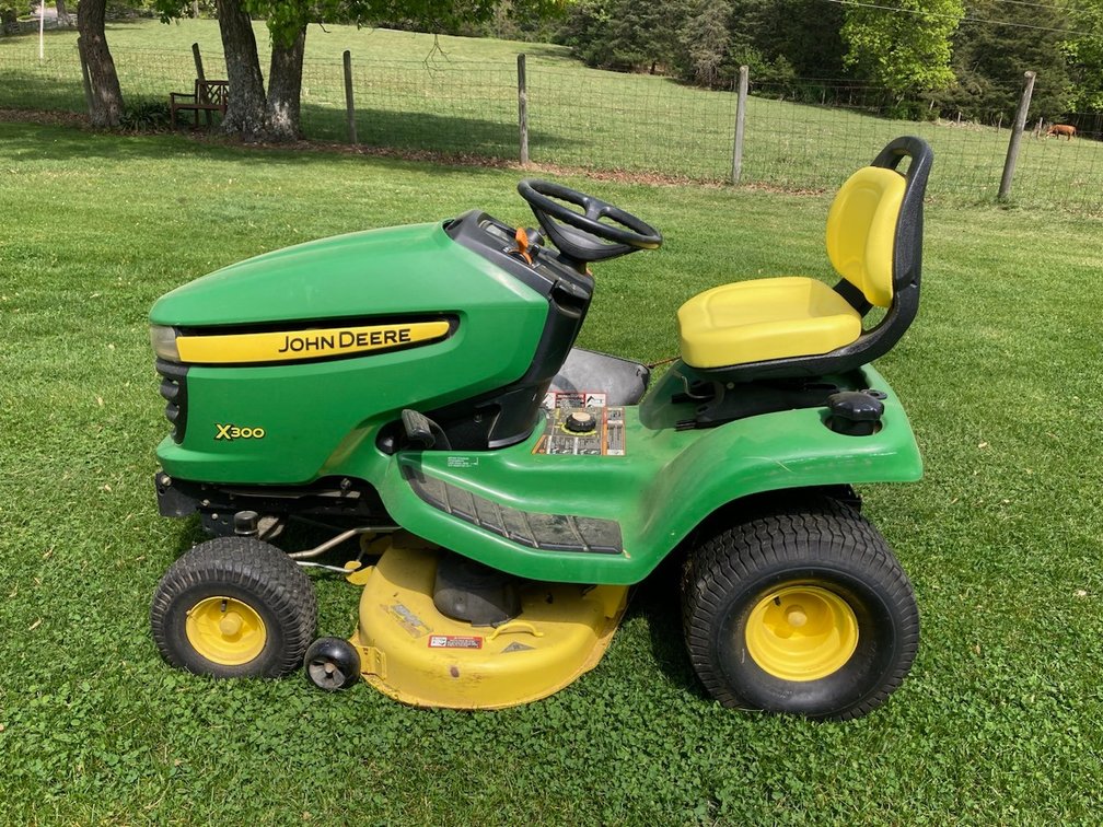 John Deere X300 Lawn Mower