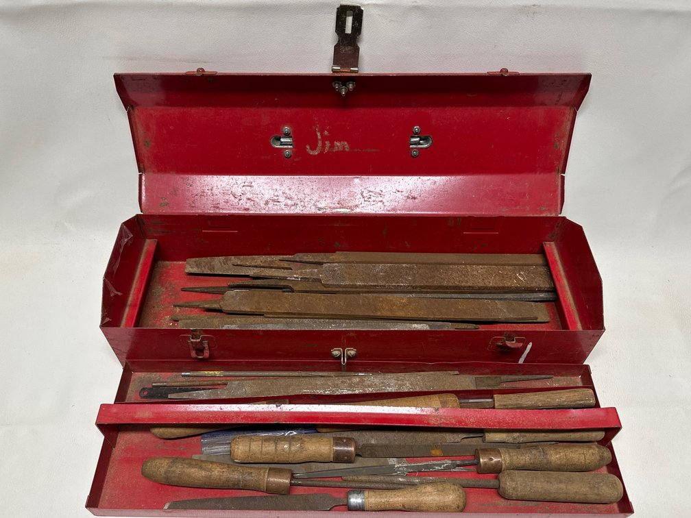 40 Various Files with Red Tool Box