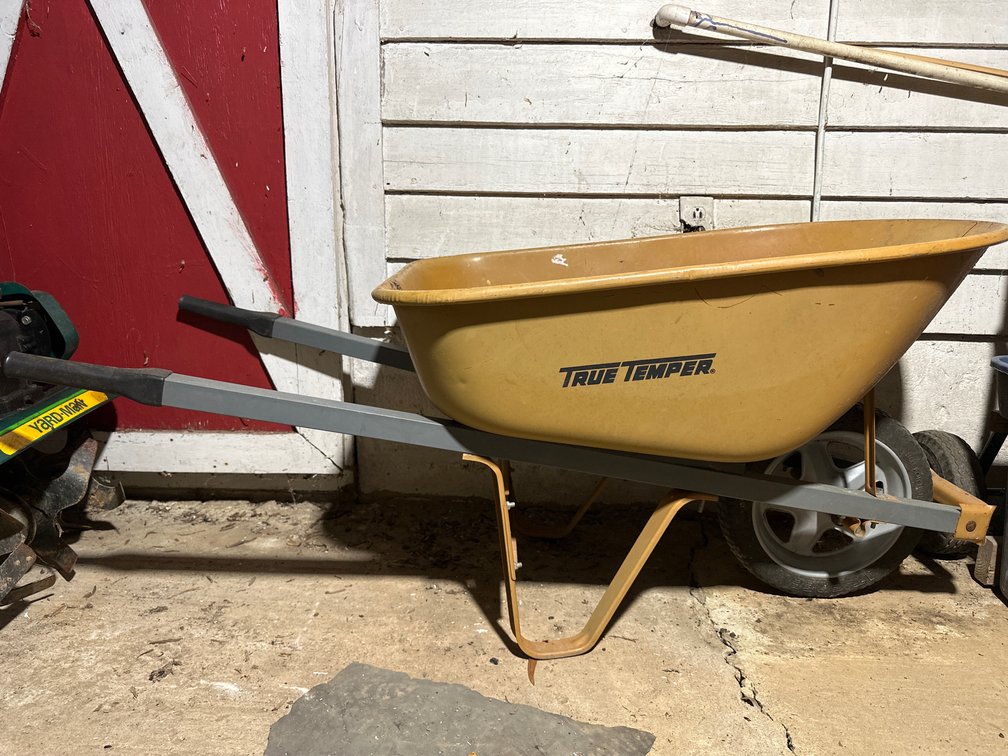 True Temper Metal Wheelbarrow 