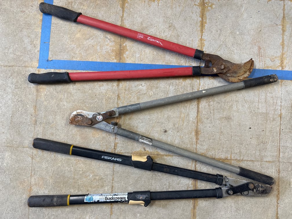 Three Pruners Hedge Trimmers 