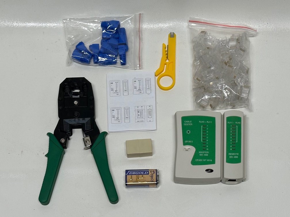 Common Dual-use Network Cable Tester Kit and Wire Strippers 