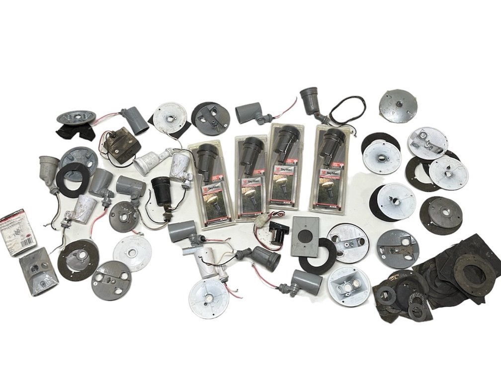 Outdoor Light Fixture Parts Lot 