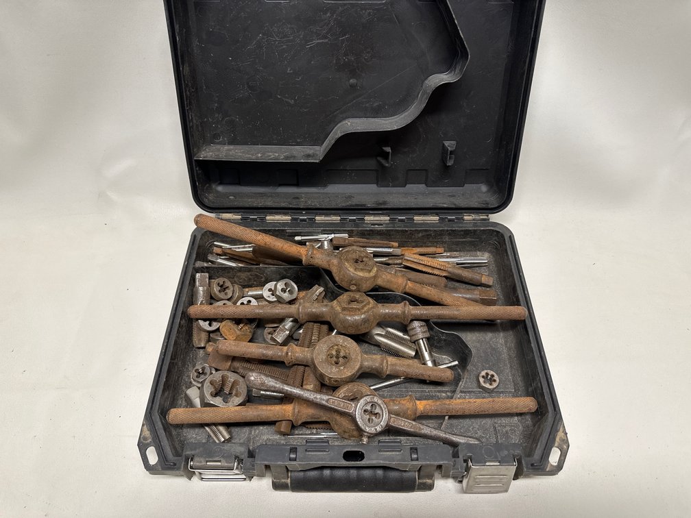Large Lot of Taps and Dies