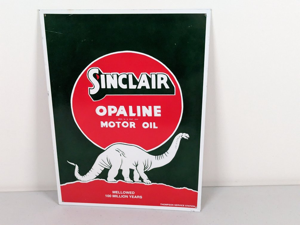 Sinclair Motor Oil Sign