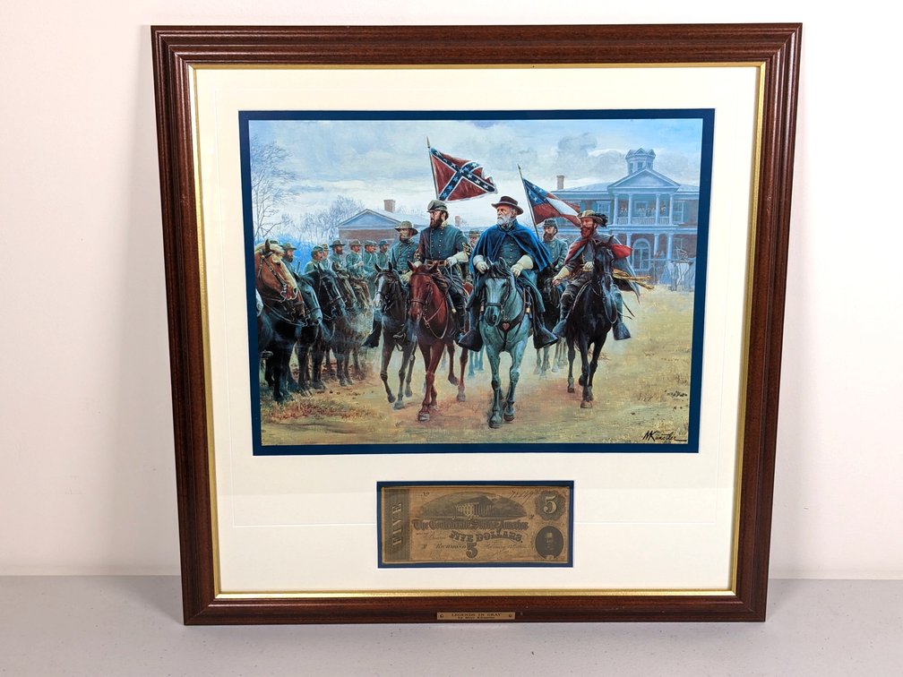 "Legends In Gray" Print By Mort Kunstler