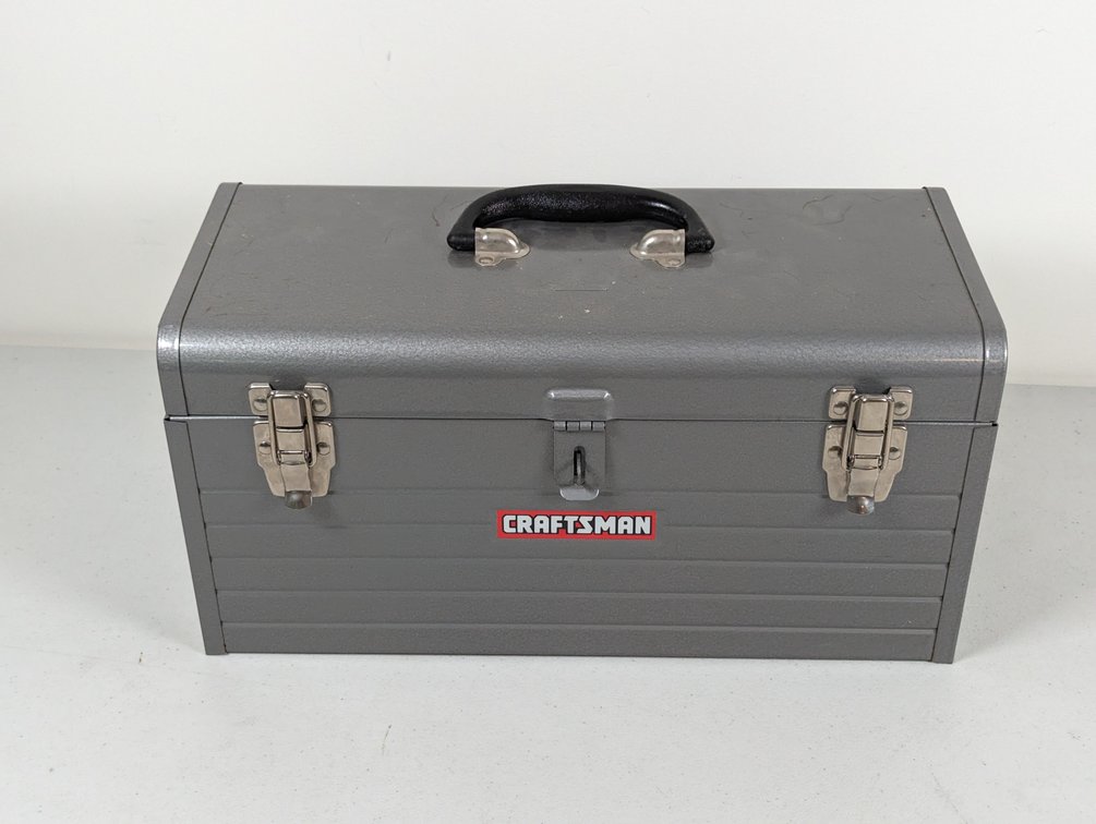 Craftsman Metal Tool Box With Tools