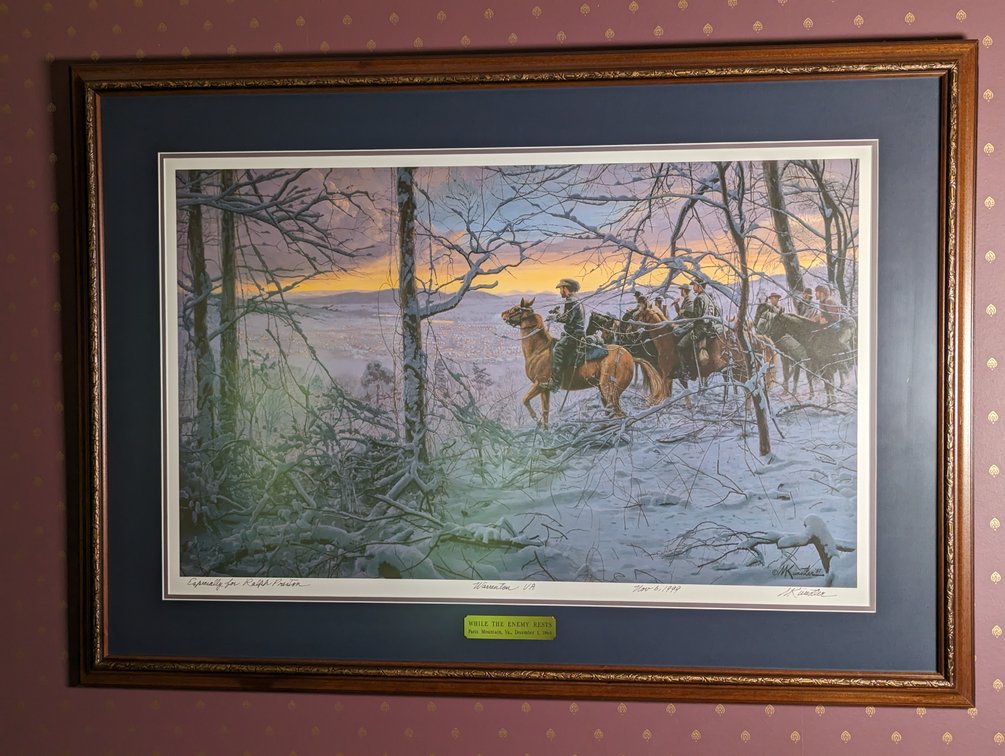 "While The Enemy Rests" Print by Mort Kunstler
