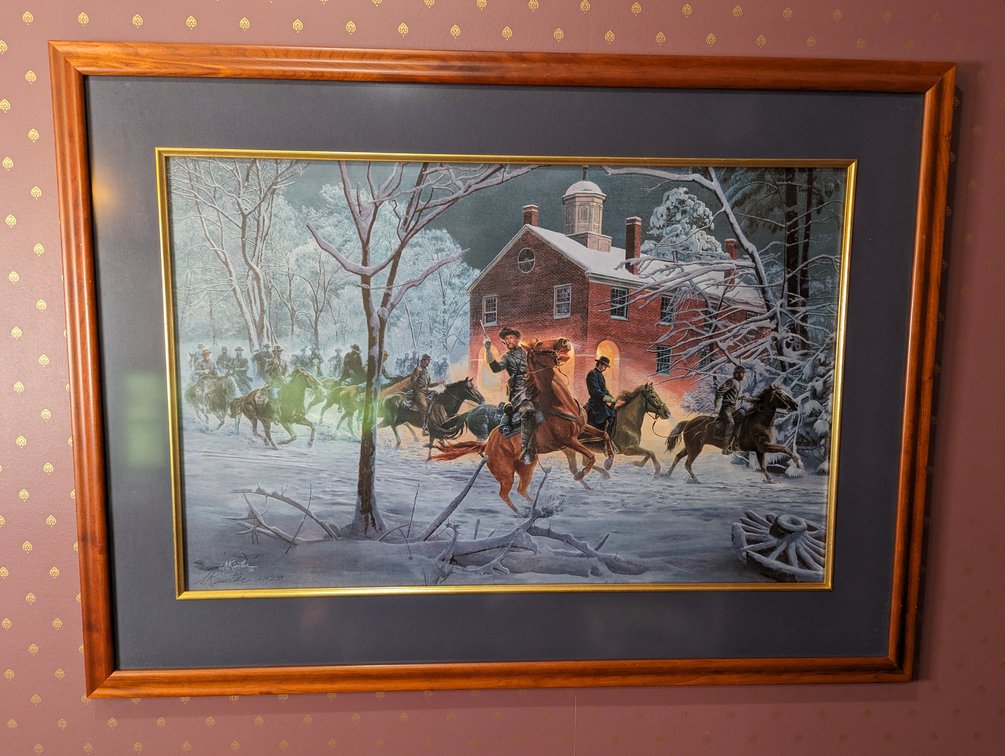 "The Fairfax Raid" Print By Kunstler