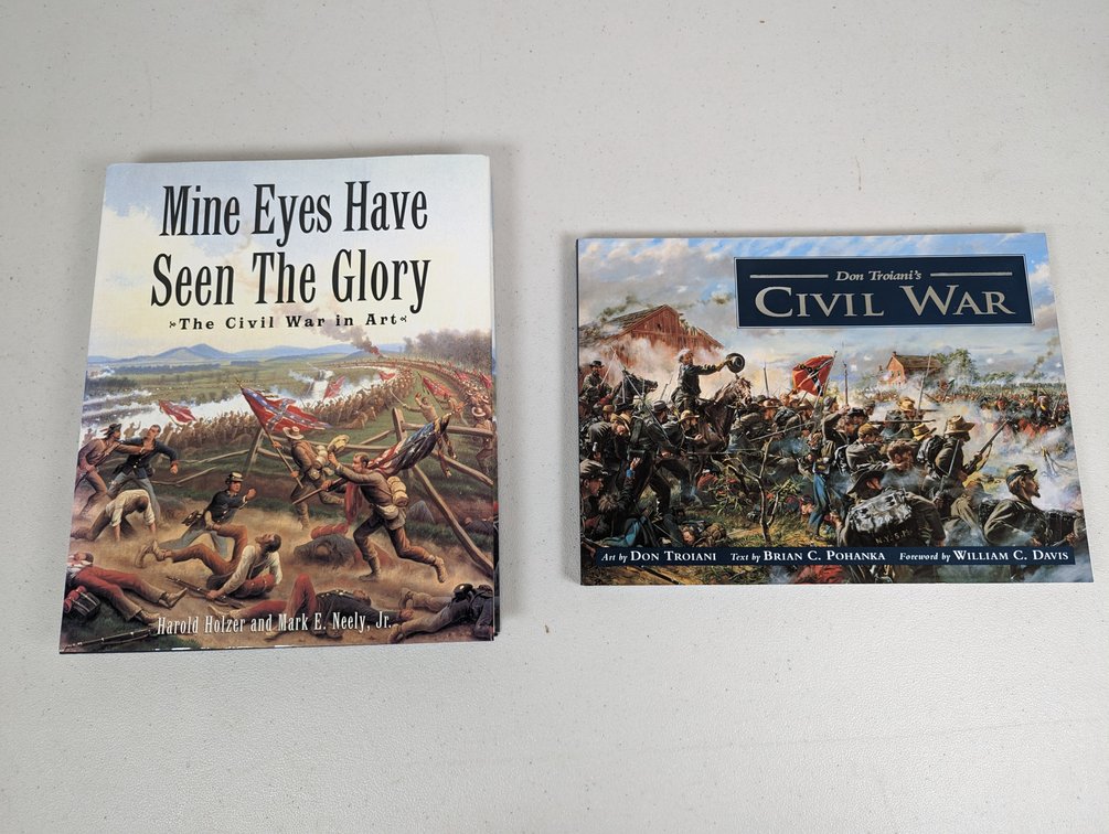 (2) Civil War Art Books