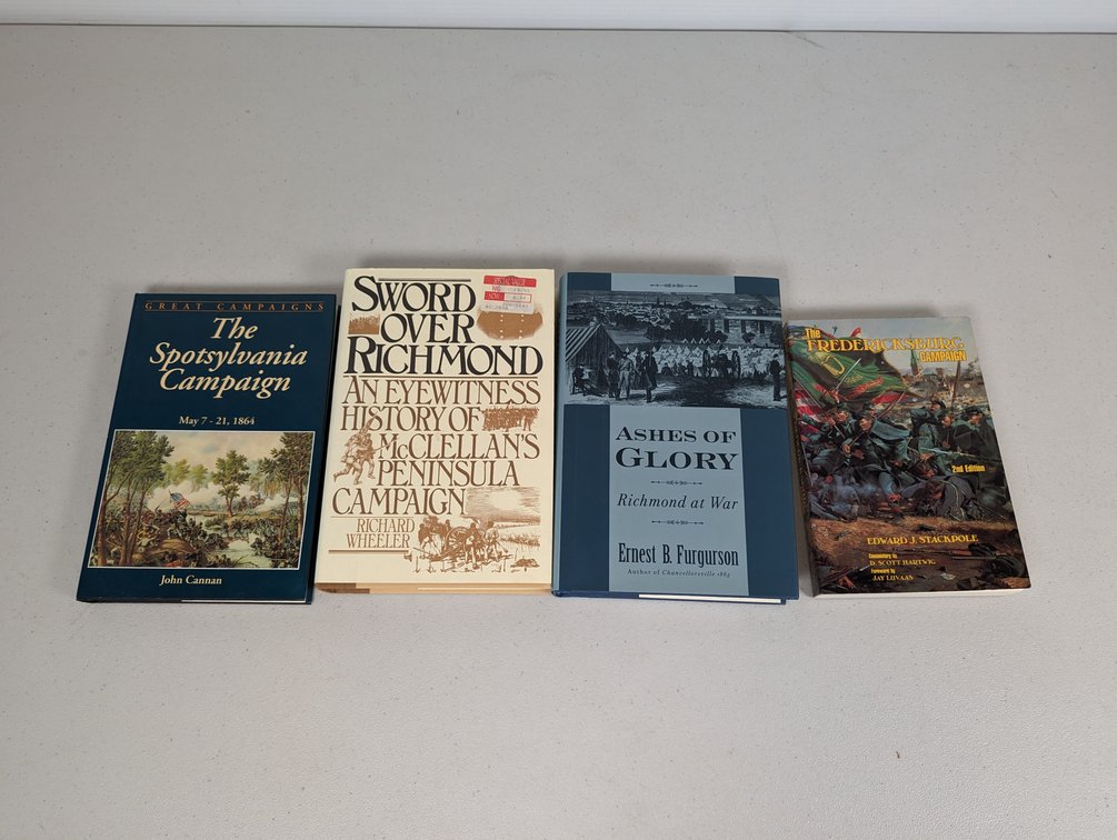 (4) Civil War Books
